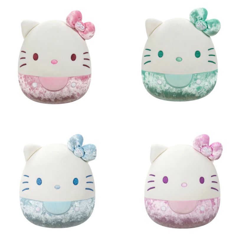 SQUISHMALLOWS HELLO KITTY W21 Plīša rotaļlieta, "Velvet" sērija, 20 cm